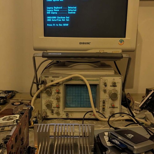 Intel VC820 Slot 1 AGP motherboard used with Pentium III 700MHz and 256MB RDRAM
