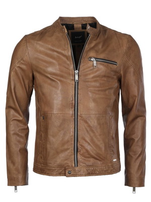 Maze Berwick leather jacket new, men's size M, brown