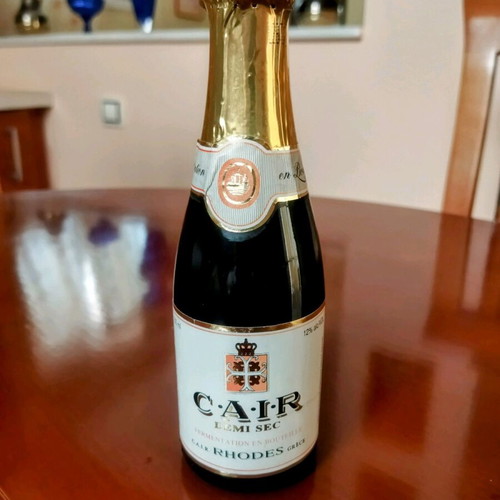 C'A'I'R' Rhodes Demi Sec Champagne 200ml like new vintage