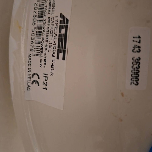 Altec electric boiler 100 liters like new