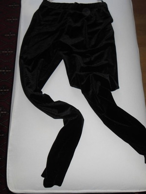 Velvet leggings new size M black