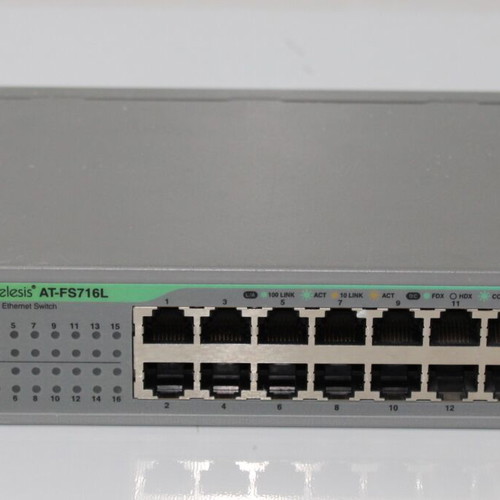 Allied Telesis AT-FS716L switch restored with 16xRJ-45 ports