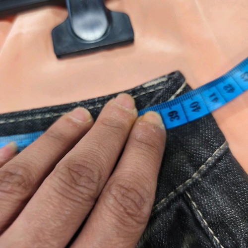 Stefanel Y2K Capri Studded Jeans like new, dark gray