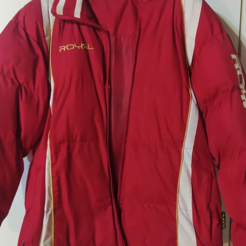Royal jacket used, sporty, white and red, size S