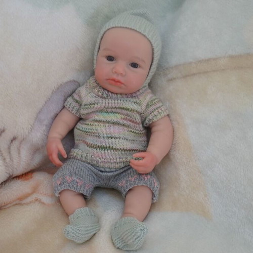OtardDolls realistic silicone baby doll, girl 30 cm