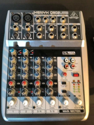 Behringer XENYX Q802USB κονσόλα ήχου 8 εισόδων με USB interface
