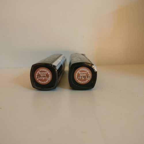 Shimmer lipstick new, pack of 2 in bronze glow shade