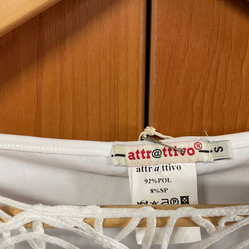 Attrattivo Top new, size S, white
