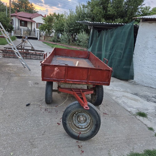 Car Trailer used, 1.5x3.20 with Drawbar 1.30