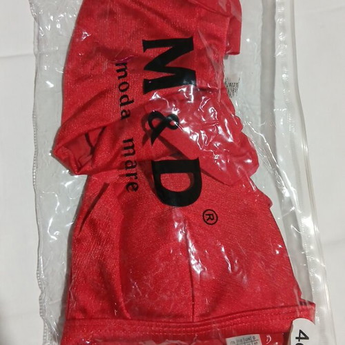 M&D Red Bikini with Ruffles, Size 46, New