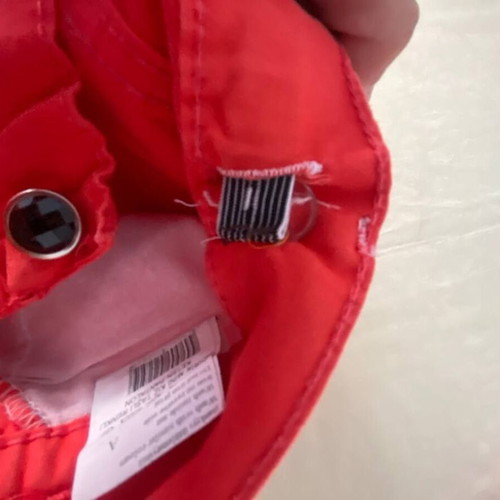 Bicirra Kids Girl Pants 1-2 Years Red With Strass Butterfly Like New