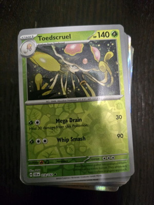 Toedscruel Pokemon card new