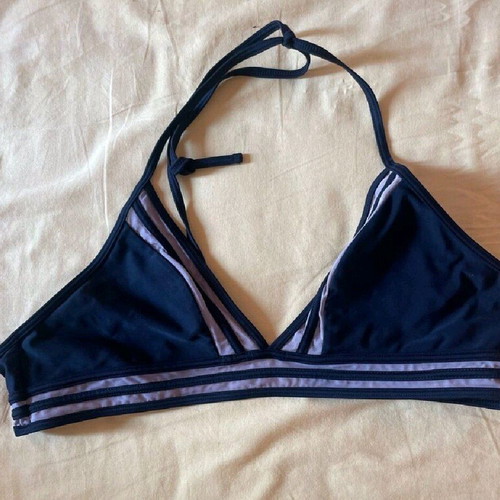 bikini top from Forever 21 that is sheer at the points I have indicated