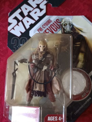 Star Wars figure Grevous Pre-Cyborg 3.75 sealed