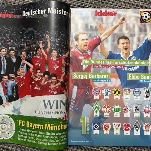 KICKER Annual Almanac 2001-2002, Bundesliga Magazine