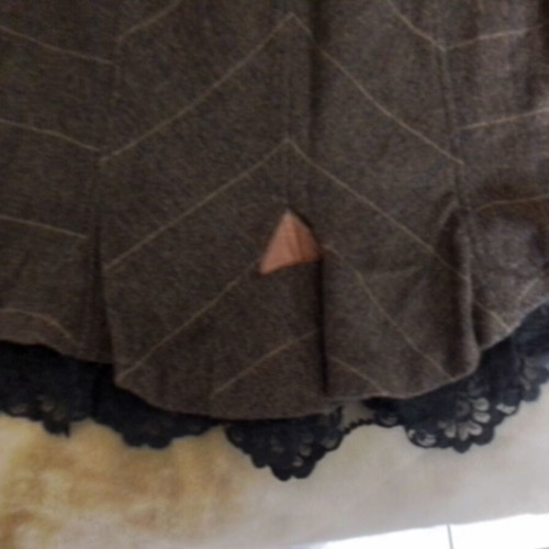 Lormar wool dress like new, size S-M, black and brown