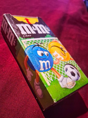 M&M's chocolate box used, 1997