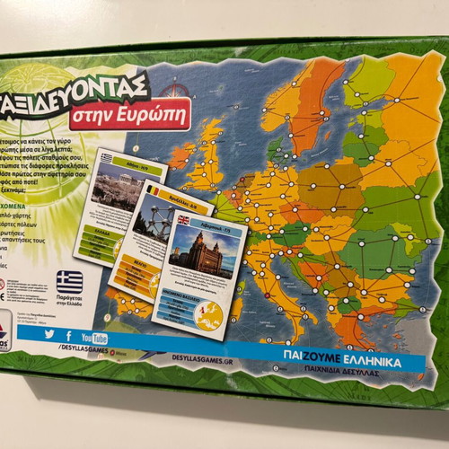 Traveling in Europe board game like new