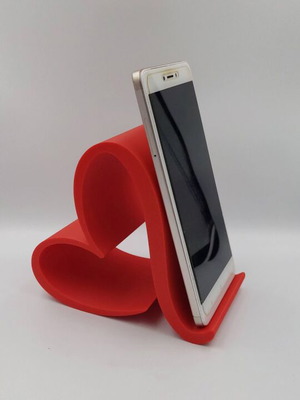 Smartphone stand heart-shaped new, modern plastic design