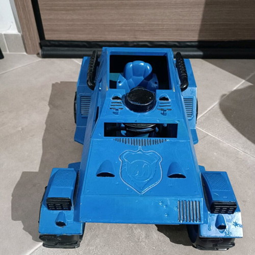 Action Man figures and vehicle used