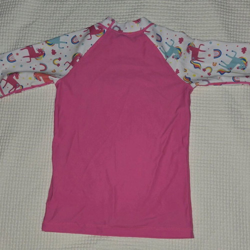 Wave swim shirt new for 2-4 years pink