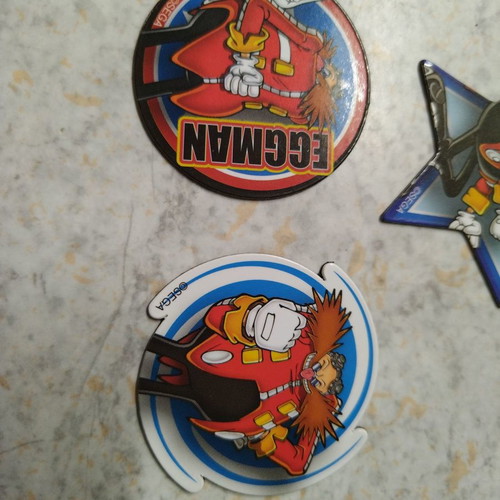 Doctor Eggman magnets used, set of 5 pieces