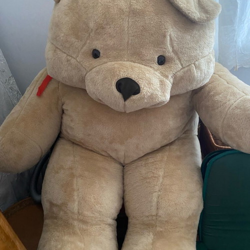 Giant plush bear like new