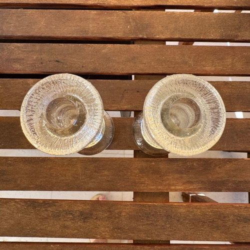 Iittala Festivo 3 Rings candleholder set by Timo Sarpaneva, vintage
