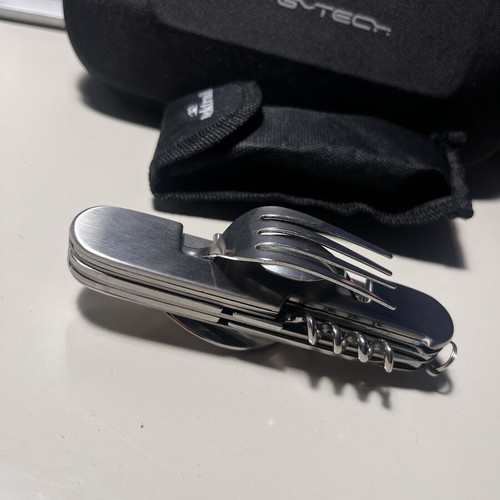 Rocktail multitool new with foldable fork and spoon