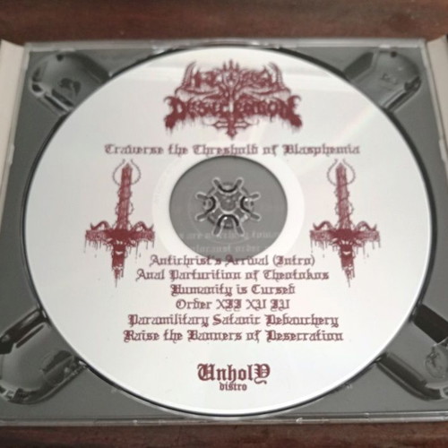 Liturgy of Desecration Traverse the Threshold of Blasphemia MCD digipak new
