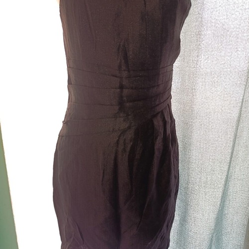 Mini Strapless Dress H&M New, Black Metallic Size M Petite