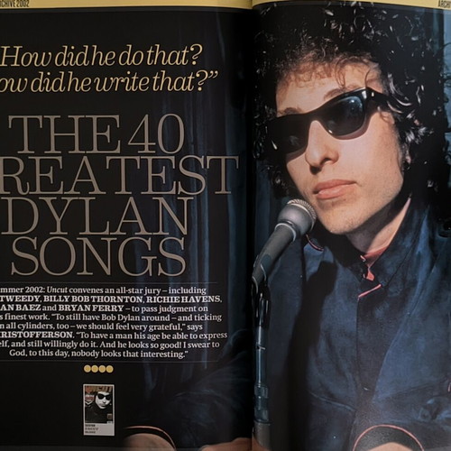Uncut The Ultimate Music Guide Bob Dylan magazine like new