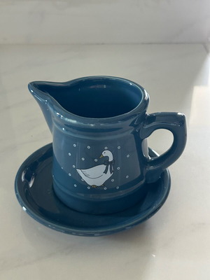 Vintage ceramic milk jug used from 2000s