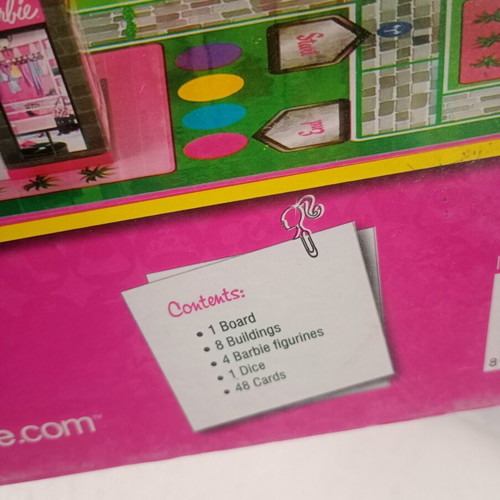 Barbie Fashion City board game