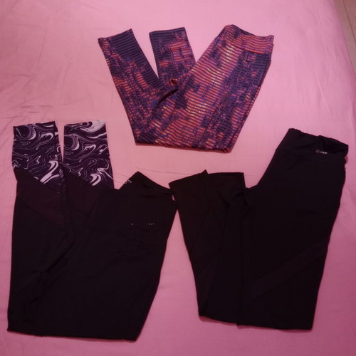 Leggings pack of 3 used, Energetics and colorful Nike