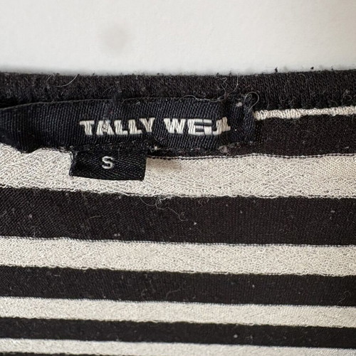 Tally Weijl striped blouse, black and white, size S