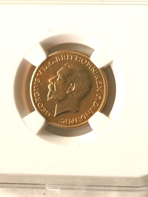 Λίρα Αγγλίας επίχρυση 24Κ καινούργια με σκληρή κασετίνα