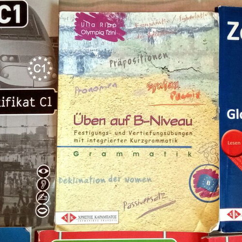 German Language Learning Books used, B2 Level, Set of 6