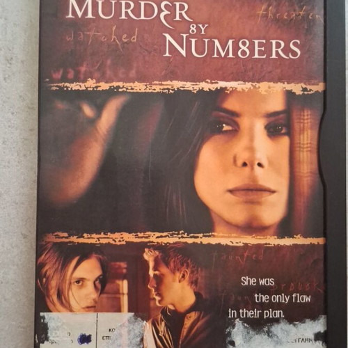 Murder by Numbers DVD σαν καινούργιο, περιπέτεια αστυνομικό θρίλερ με υπότιτλους