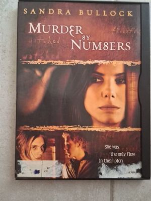 Murder by Numbers DVD σαν καινούργιο, περιπέτεια αστυνομικό θρίλερ με υπότιτλους