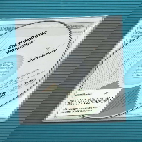 Olympus Master Software CD καινούργιο, μέχρι win XP