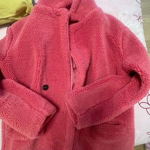 Teddy coat new pink