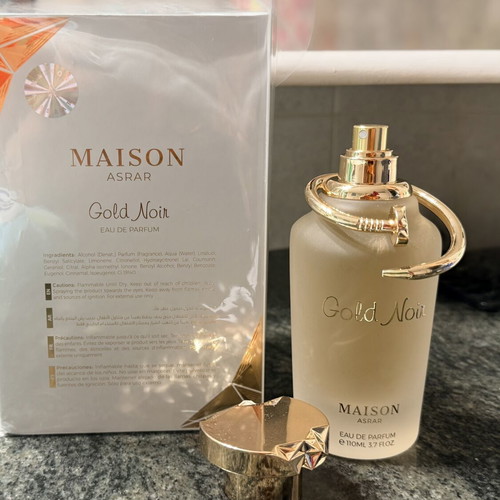 Maison Asrar Gold Noir Eau de Parfum 110ml like new