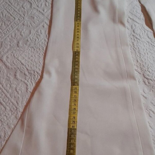 Y2K White Bell-Bottom Pants like new, Size 36