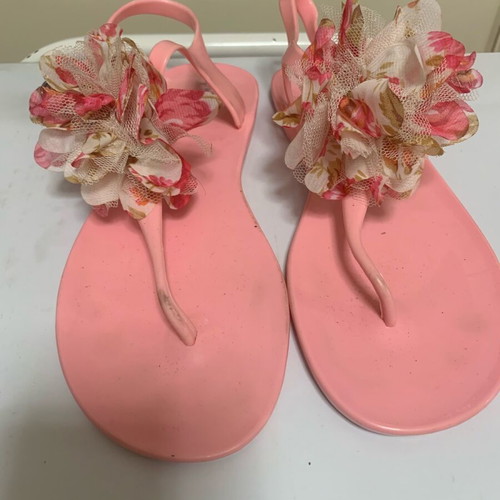 Pink sandals size 37 used