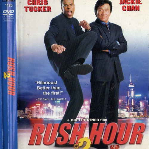 Rush Hour 2 DVD, ταινία δράσης κωμωδίας με υπότιτλους