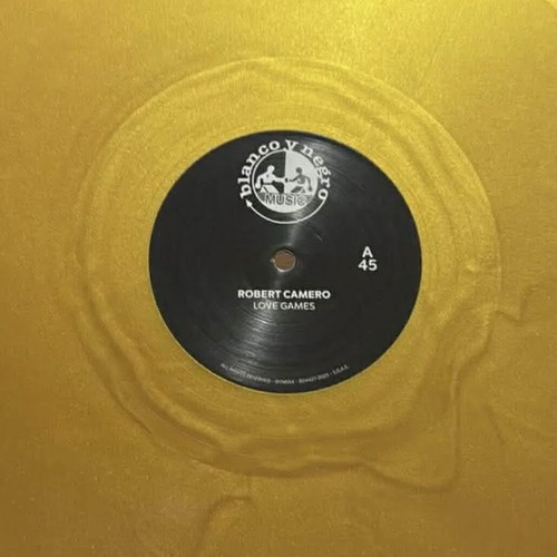 Robert Camero Love Games gold vinyl record