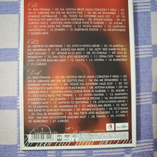 Digipak case used for Giannis Parios To Resital Mias Fonis 2007