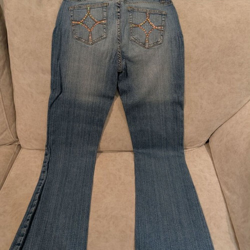 Julia Bergovich women's bootcut blue denim pants used