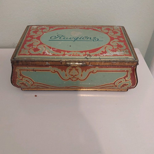 Tin collectible box used
